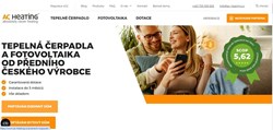 Logo - AC Heating | Tepelná čerpadla | FVE | Prodej tepla